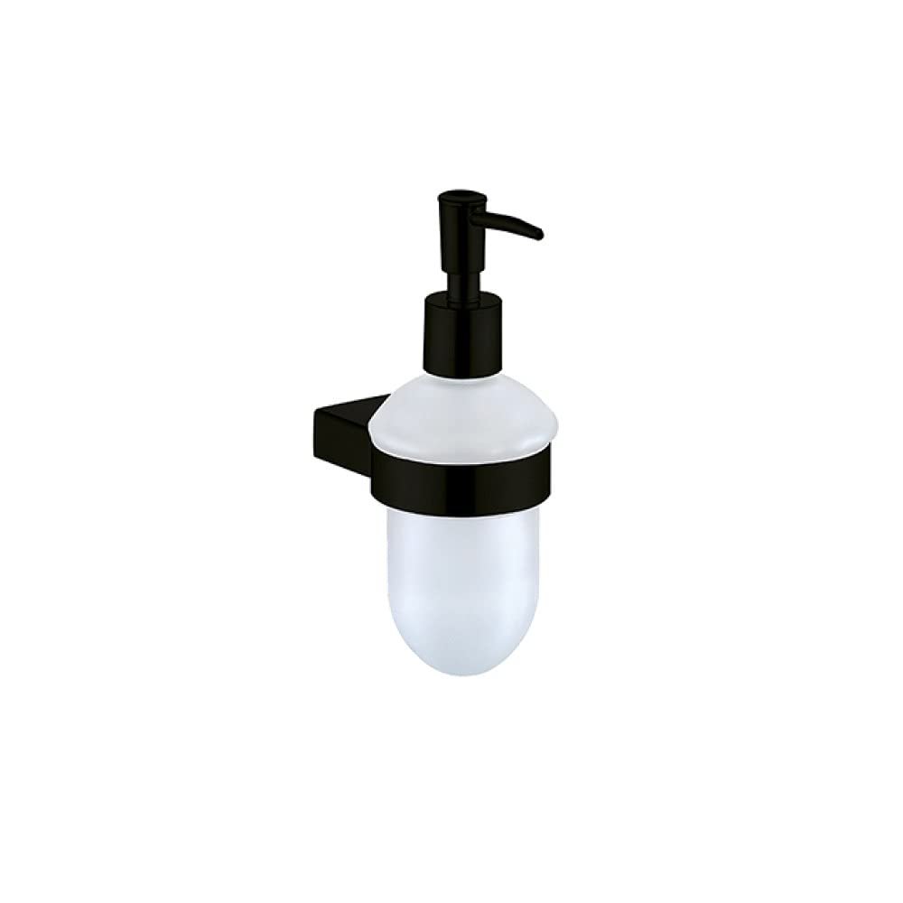 Black Stainless Steel Bathroom Accessories Towel Bar Rail Storage Rack Glass Soap Dish Toilet Brush Paper Holder,Soap Dispenser