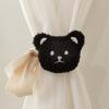 JAGTRADE Cute Animal Curtain Tiebacks Plush Rabbit Curtain Binding Strap Cotton Tie Rope for Kids Room Decor Cartoon Curtain Tie, 118x198mm view 3