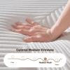 DIGLANT Full Mattress, 14Inch Medium Plush Supportive Memory Foam Hybrid Mattress, Pressure Relief 7-Zone Individual Pocket Springs Full Size Mattress in a Box, CertiPUR-US Certified, 54"*75" view 2