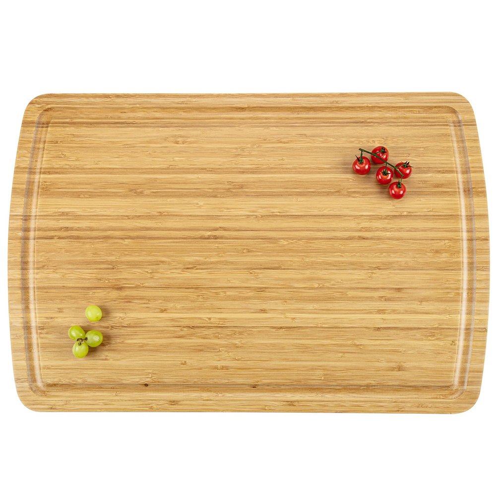 30x20 Extra Large Bamboo Cutting Board with Handles & Juice Slot - Over Sink & Charcuterie Board
