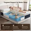 DIGLANT TwinXL Mattress, 14Inch Medium Plush Supportive Memory Foam Hybrid Mattress, Pressure Relief 7-Zone Individual Pocket Springs TwinXL Size Mattress in a Box, CertiPUR-US Certified, 39"*80" view 4