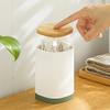 WAOCEO Toothpick Dispenser Thicken Automatic Pop-Up Toothpick Holders Cotton Swabs Dental Floss Storage Box Separate Toothpick Box Toothpick Holder (Color : Pink) view 2