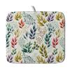 Colorful Leaf Dish Drying Mat - Tropical Leaves Dish Drainer Mats Spring Summer Botanical Dishes Rack Pad for Sink 16x18 In view 1