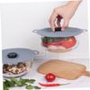MAGICLULU Silicone Lid for Kitchen Supplies Food Storage Covers Stretch Lids for Soup Containers view 2