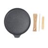Frying Pan, Coating Aluminium Alloy Integrated Die Casting Breakfast Pan, Frying Pan with Ergonomic Handle, Universal Cookware for Home Kitchen Cooking Omelets Bacon view 1