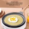 Frying Pan, Coating Aluminium Alloy Integrated Die Casting Breakfast Pan, Frying Pan with Ergonomic Handle, Universal Cookware for Home Kitchen Cooking Omelets Bacon view 2