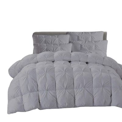 Egyptian CottonComforter Set King Size, Ideal Bedding Gifts for All Occasion, 800 Thread Count 1 pcComforter Set,2pc Pillow Shams_Twin XL-Silver