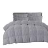 Egyptian CottonComforter Set King Size, Ideal Bedding Gifts for All Occasion, 800 Thread Count 1 pcComforter Set,2pc Pillow Shams_Twin XL-Silver view 1