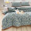 100% Cotton Quilt Core - King Size Lace Soy Fiber Quilt Thickened Warm Spring Autumn Quilt Print Floral Oversized Coverlet(G,150200cm/2.25kg) view 1
