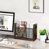 YINMIT Magazine Holder, Magazine Rack Floor, Magazine Storage Basket, File Holder Organizer, Folder Organizer for Magazines, Books, Newspapers, Tablets (Medium) view 2