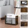 YINMIT Magazine Holder, Magazine Rack Floor, Magazine Storage Basket, File Holder Organizer, Folder Organizer for Magazines, Books, Newspapers, Tablets (Medium) view 3