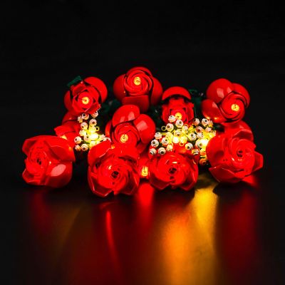 BrickBling Light Kit Compatible with Lego Icons Bouquet of Roses, Dcor Lights Compatible with Lego 10328, Great Gift for Anniversary and Valentine's Day (Lights Only, No Bricks)