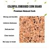 Cork Roll Colorful Cork Sheet, Durable Cork Cork Wall Covering Board Easy to Cut, for Wall DIY Decorative School Home Kitchen (Color : Gold, Size : 60x90cm/23.62x35.43in) view 3