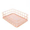 Rose Gold Storage Box Desktop Basket Modern Storage Storage Stationery Cards and Envelopes Set Floral (D, One Size) view 1