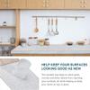 2Rolls 18" W x 96" L Shelf Liner for Kitchen Cabinets Non Adhesive Kitchen Drawer Liner, Waterproof Shelf Liner Durable Anti-Slip for Kitchen Cabinets Shelf Liner view 3