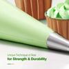 Keenpioneer 18-Inch Piping Bags, Large Capacity, Biobased Disposable Cake Decorating Pastry Bag - Pack of 100 view 3