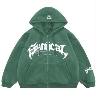 Udeniy Women Men Cross Graphic Hoodies Y2K Jacket Fashion Aesthetic Sweatshirt Gothic Long Sleeve Letter Print Hoodies