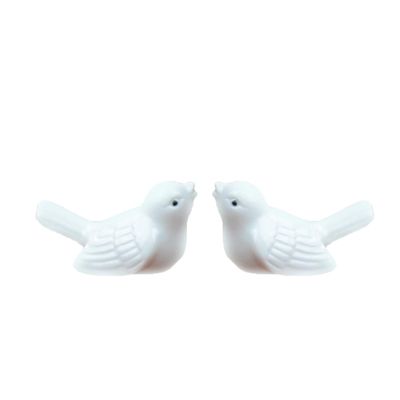 Ciieeo Chopstick Rest Ceramic Bird Organize Chopsticks Easy Wash Unique Decor