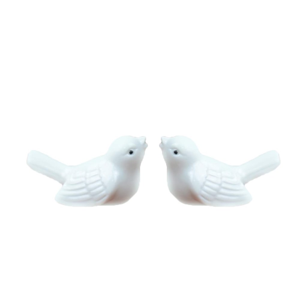 Ciieeo Chopstick Rest Ceramic Bird Organize Chopsticks Easy Wash Unique Decor