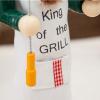 JAGTRADE 38cm Chef Nutcrackers Puppet Wood Hand Painted Christmas Soldier Figurine Ornaments Kitchen Home Decorations New Year view 2
