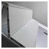 Bathtub Tray Dust-Proof Bathtub Cover PVC Bathtub Tray Shutter Bath Lid, Dust-Proof Cover Insulation Cover Bath Shelf for Spa, Bathroom & Shower, 1.2cm Thickness Multifunctional (Color : White, Size view 1