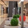 ATYUJKB Faux Foliage Garden Sphere 12in, Artificial Plant Topiary Ball Faux Boxwood, Decorative Faux Greenery Fake Plants, Garden Spheres Large Outdoor, Boxwood Balls Decorative view 3