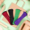 4pcs Portable Cutlery Storage Bag with Zipper Multi-function Utensil Pouch for Camping Picnics Bbq and Wear-resistant Fork Spoon Organizer Reusable Tableware Carrier Bag view 4