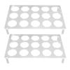 2 Set 15 Slots Flat Countertop Coffee Pod Holder, Coffee Pod Holder, Acrylic Coffee Pod Storage Holder Coffee Capsule Storage Tray Coffee Pod Storage Container for Coffee Bar, Coffee Capsule Storage view 1