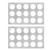 2 Set 15 Slots Flat Countertop Coffee Pod Holder, Coffee Pod Holder, Acrylic Coffee Pod Storage Holder Coffee Capsule Storage Tray Coffee Pod Storage Container for Coffee Bar, Coffee Capsule Storage view 2