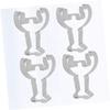 Ciieeo Stainless Steel Lobster Cookie Molds 4pcs Animal Cookie Cutters Baking Molds for Diy Baking view 2