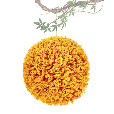 ATYUJKB Artificial Plant Topiary Ball 18in, Faux Boxwood Decorative Balls, Decorative Faux Greenery Fake Plants, Garden Spheres Large Outdoor, Artificial Topiary Plant Grass Ball