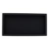 Countertop and Vanity Tray, Silicone Storage Tray Flexible Silicone Soap Tray for Kitchen Shatterproof Soap Dispenser Countertop Sink Vanity Tray for Bathroom Counter Perfume (Marbling Black) view 1