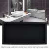Countertop and Vanity Tray, Silicone Storage Tray Flexible Silicone Soap Tray for Kitchen Shatterproof Soap Dispenser Countertop Sink Vanity Tray for Bathroom Counter Perfume (Marbling Black) view 3