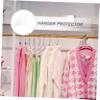 Amosfun 100pcs -Skid Sponge Covers for Clothes Hangers Lightweight Clothing Protector Sleeves No Trace Design for Suits and view 3