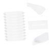 Amosfun 100pcs -Skid Sponge Covers for Clothes Hangers Lightweight Clothing Protector Sleeves No Trace Design for Suits and view 4