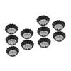 Ciieeo 10pcs Egg Tart Molds Tart Pans Non-stick Baking Cups Reusable Muffin Cups for Easy Baking Homemade Desserts view 1