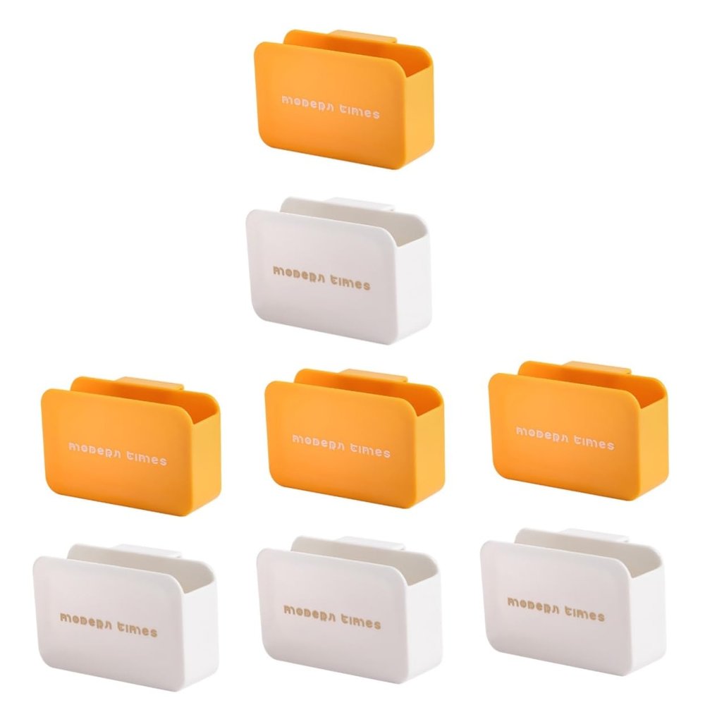 Cabilock 4sets Fridge Door Storage Box Condiment Tray for Fridge Mini Organizer Sauce Bag Organizer Pocket 2pcs*4