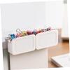 Cabilock 4sets Fridge Door Storage Box Condiment Tray for Fridge Mini Organizer Sauce Bag Organizer Pocket 2pcs*4 view 4