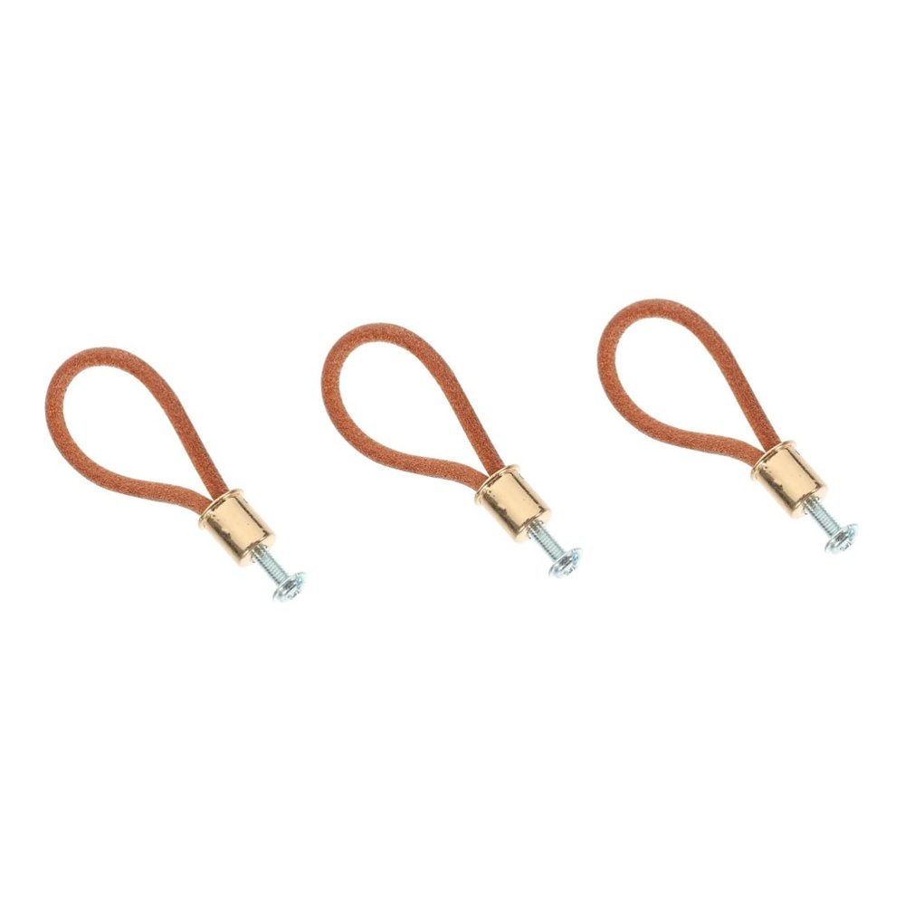 Amosfun 3pcs Matte Door Pulls Barn Door Handles Rope Handle Rustic Cabinet Hardware
