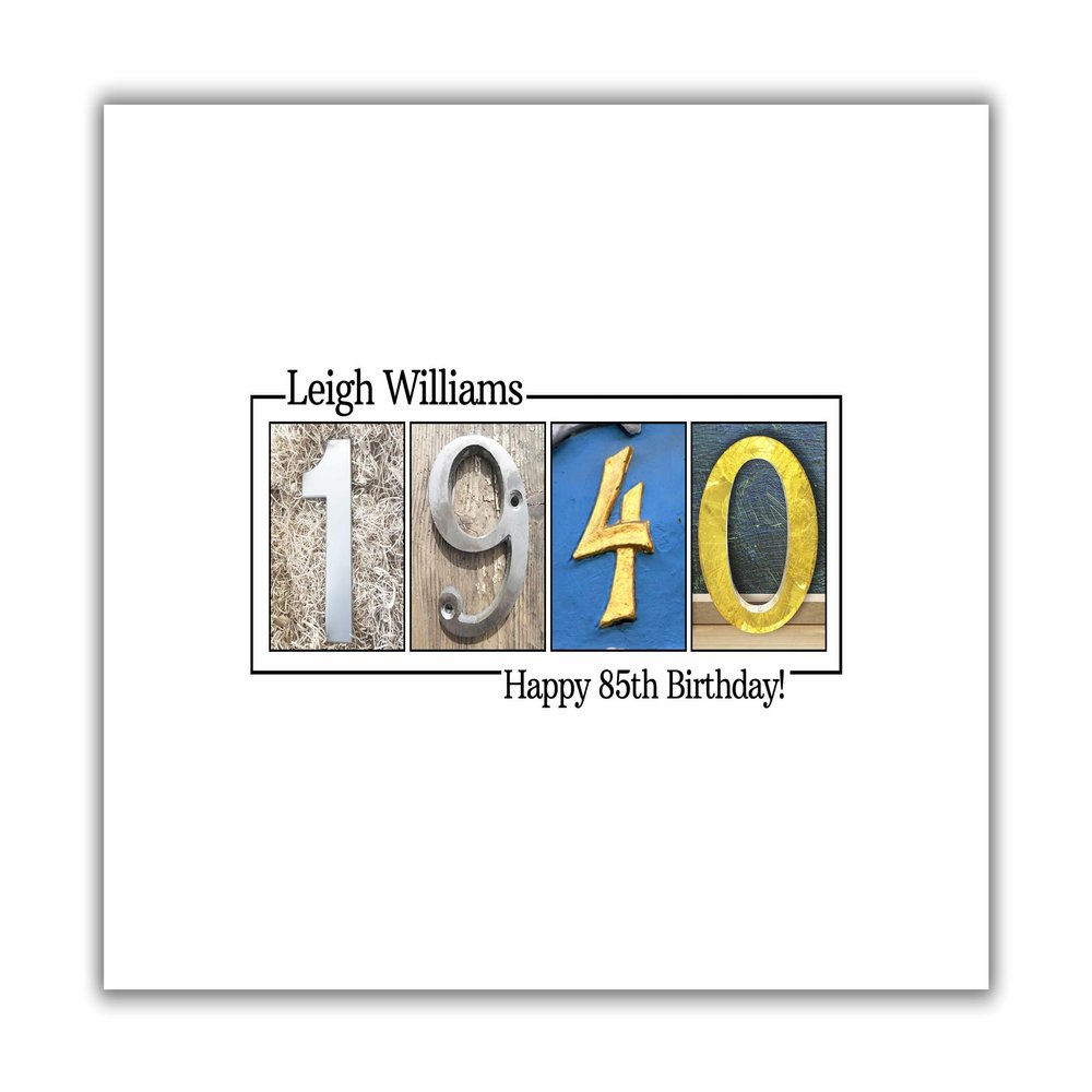85th Birthday Guestbook Sign, 1939 Birthday Guestbook Print, Personalized Guest Book Alternative (12x16 inches)