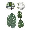 ABOOFAN 96pcs Hanging Fake Plant Artificial Leaf Simulation Tropical Monstera Leaf Decor Medium view 2
