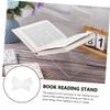 LIFKOME 2pcs Bookshelf Bracket Acrylic Book Holder Multi-Functional Book Display Rack for Home Library Office view 4