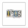 80th Birthday Guestbook Sign, 1944 Birthday Guestbook Print, Personalized Guest Book Alternative (36x48 inches) view 1