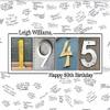 80th Birthday Guestbook Sign, 1944 Birthday Guestbook Print, Personalized Guest Book Alternative (36x48 inches) view 3