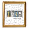 80th Birthday Guestbook Sign, 1944 Birthday Guestbook Print, Personalized Guest Book Alternative (36x48 inches) view 4
