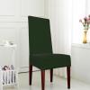 GELATU Hunter Green Floral Petals Pattern Cover for Chairs Dining Room - Water-Resistant Chair Seat Covers, Seat Covers for Dining Room Chairs view 3