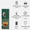 DAUTAI 350 ML Portable Travel Electric Kettle, Personal Hot Water Boiler 304 Stainless Steel, Four-Speed Temperature Control, Electric Water Kettle,Gray view 2