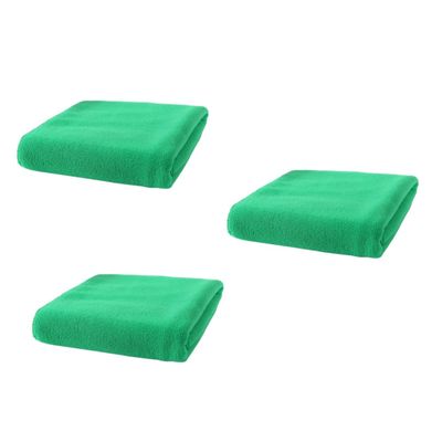 Cabilock 3pcs Large Quick Dry Microfiber Towel Bath Towel Fleece for Spa Beach Camping