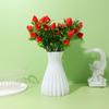Amosfun Artificial Strawberry Branch Decor 15 Pcs Faux Strawberry Stems with PVC for Home Kitchen Wedding Party Decoration 10.62X8.26X1.77 Inches Each view 4