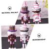 Cabilock 2pcs Walnut Soldier Puppet Nutcracker Ornament Classic Xmas Wood Puppet Random Color view 4